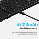 Teclado dobrável Bluetooth
